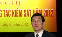 Le Président vietnamien à la conférence-bilan des parquets populaires